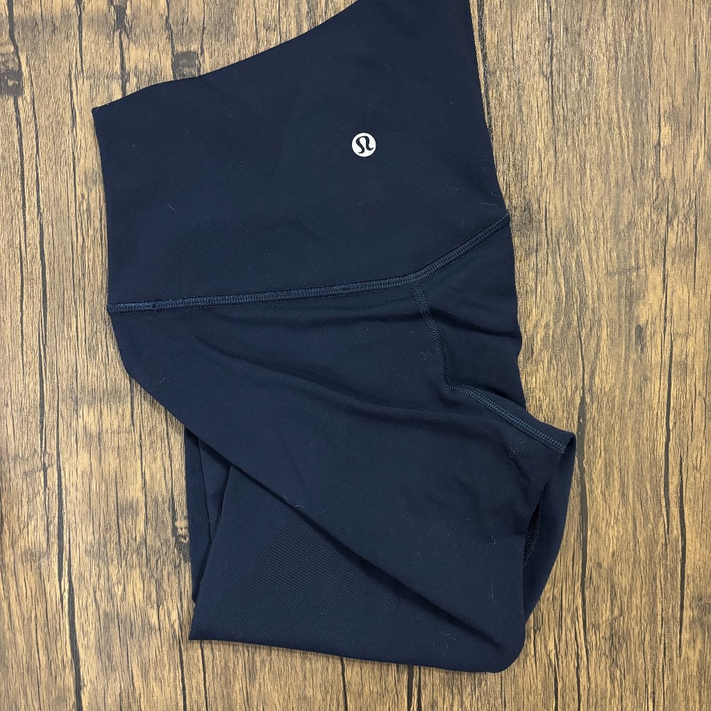 Lululemon Align High Rise Pant 25" - Navy Blue - SZ. 4 - Like New!